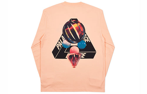 PALACE Sans Ferg Longsleeve T-Shirt Peach PAL-SS18-009