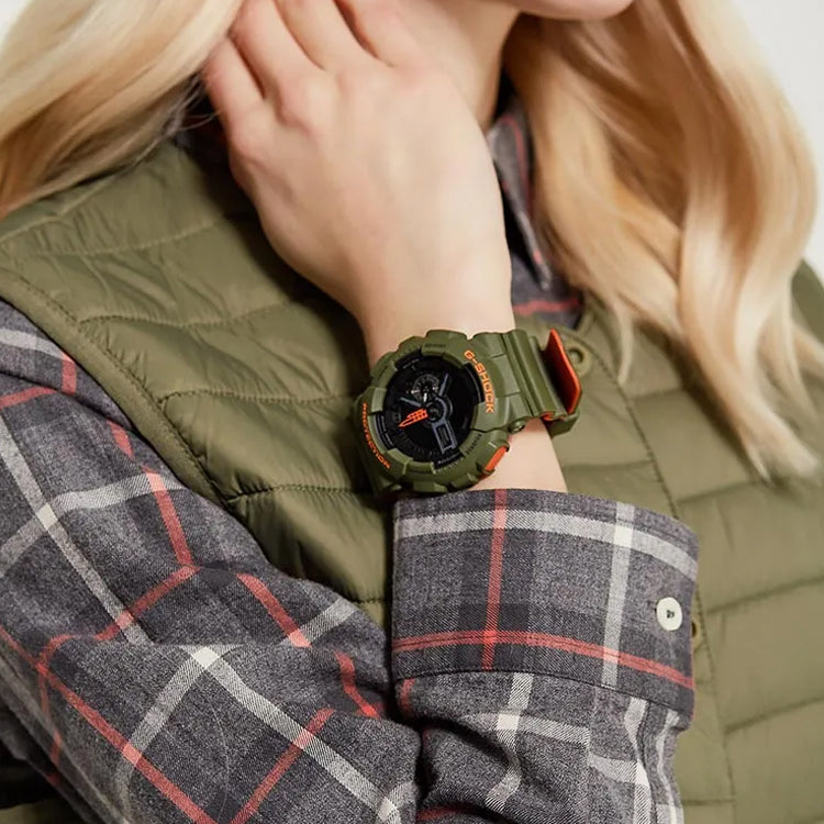CASIO G-Shock Analog-Digital 'Green' GA-110LN-3A
