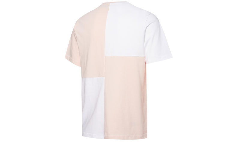 PUMA Classics Colorblock Round Neck Sports Short Sleeve Pink 533176-27