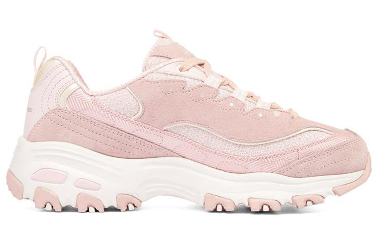 (WMNS) Skechers D'Lites 1.0 'Pink White' 149911-LTPK