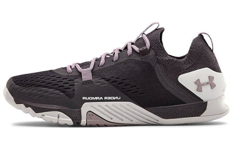 (WMNS) Under Armour Tribase Reign 2 'Black Purple' 3022614-502