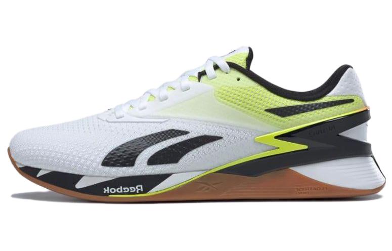 Reebok Nano X3 'White Solar Acid Yellow' 100062184