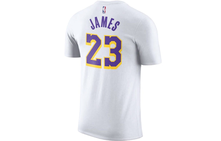 Men's Nike Basketball Casual Sports Short Sleeve White T-Shirt BQ1540-110