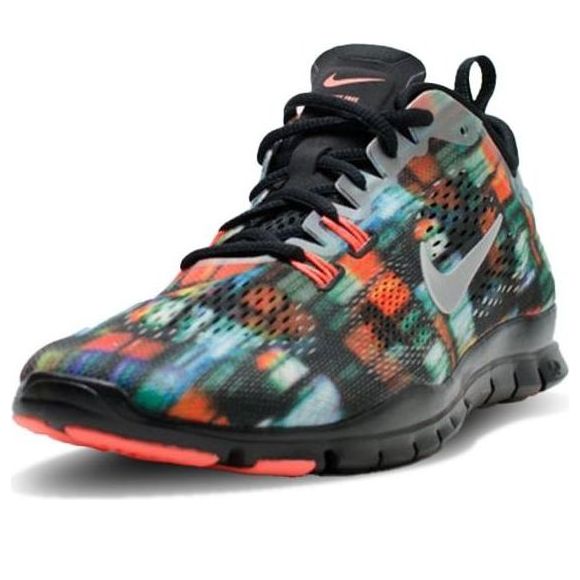 (WMNS) Nike Free 5.0 Trainer Fit 4 Print 'City Lights' 629832-007