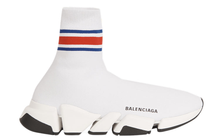 Balenciaga Speed 2.0 Sneakers 'Striped White' 674617W2F609467