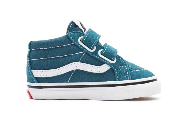 Vans SK8-Mid Breathable Wear-resistant Non-Slip Low Tops Casual Skateboarding Shoes Blue VN0A5DXD9EM