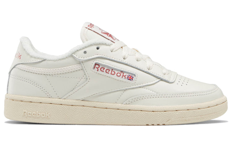 (WMNS) Reebok Club C 85 Sneakers White/Deep-Wine Q46211