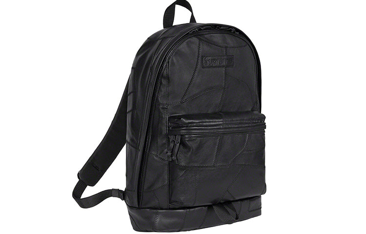 Supreme Patchwork Leather Backpack 'Black' SUP-FW19-957