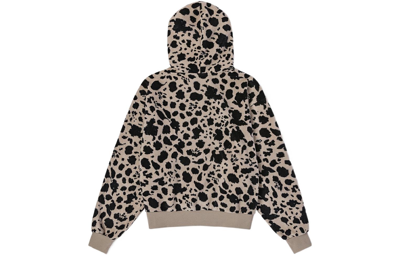 (WMNS) Vans Dotty Check Hoodie 'Brown Black' VN0A7RO1BLK