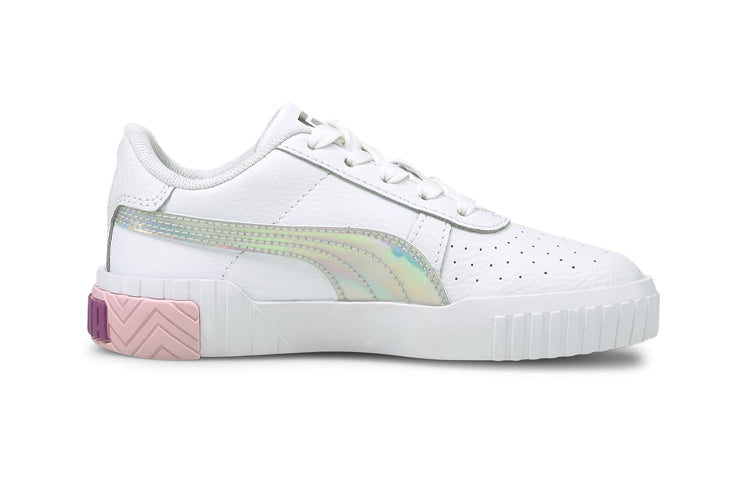 (PS) PUMA Cali Bubbles Leisure Board Shoes White/Pink 380124-02