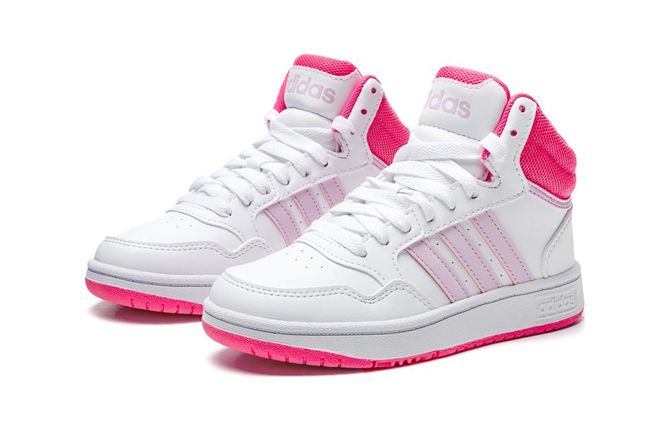(GS) adidas Hoops 3.0 Mid 'White Orchid Fusion' IF2722