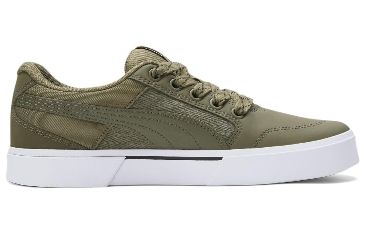 PUMA C-Rey Atypical Casual Skateboarding Shoes Unisex Olive Green 385581-01