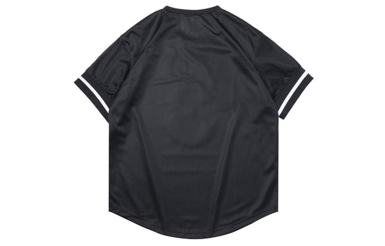 Li-Ning Wade Series Printing Breathable Loose Short Sleeve Black AHSQ189-1