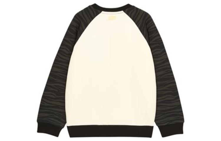 (GS) Skechers Tiger Graphic Round Neck Sweatshirt 'White Black' L122B021-00NA