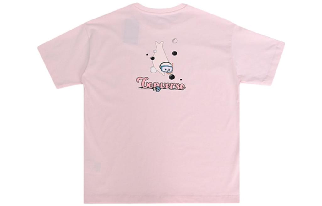 (WMNS) Converse Summer Beach Tee Asia Sizing 'Pink' 10025879-A02
