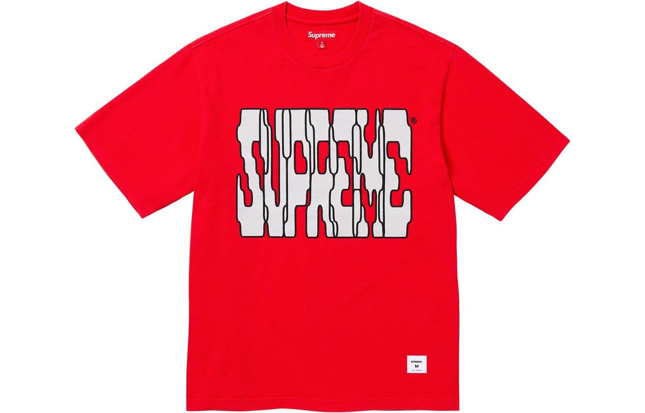 Supreme FW23 Week8 Digi T-shirt 'Red' SUP-FW23-151