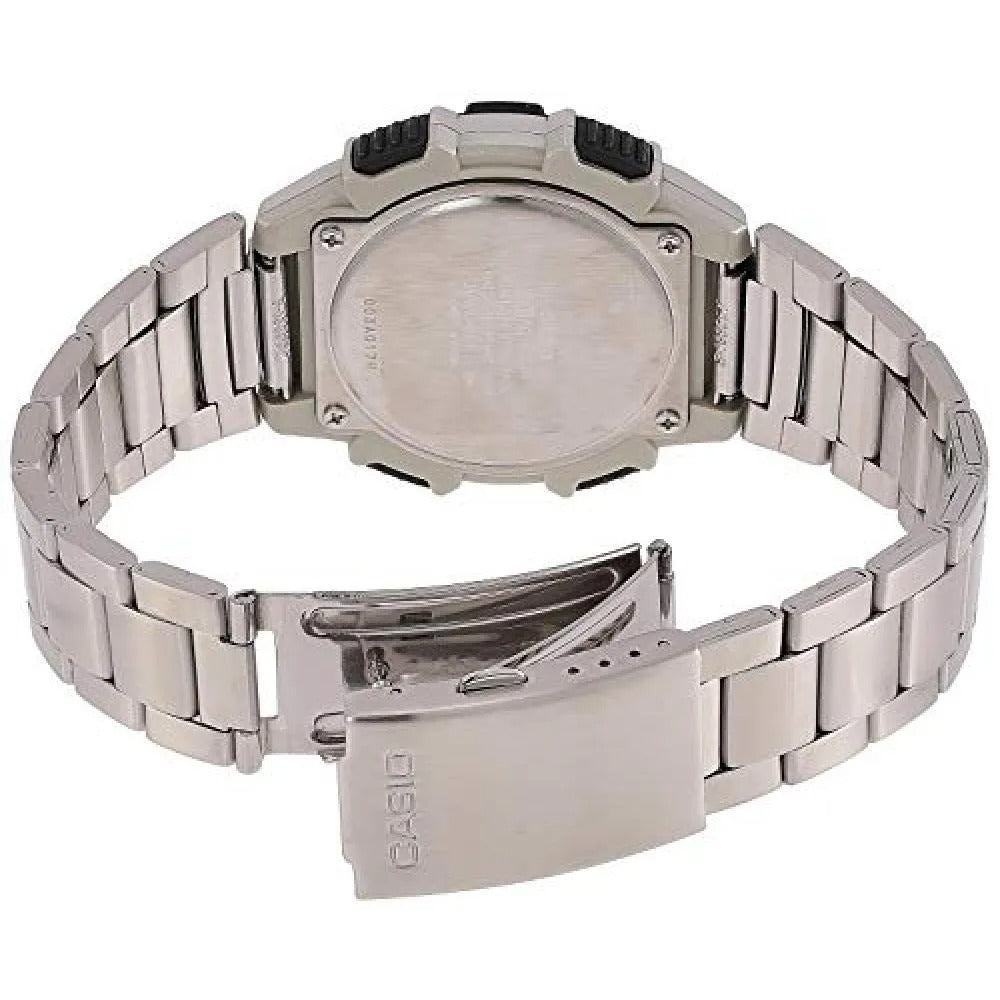 CASIO Waterproof Solar Powered SilverBlack Analog AQ-S800WD-1E