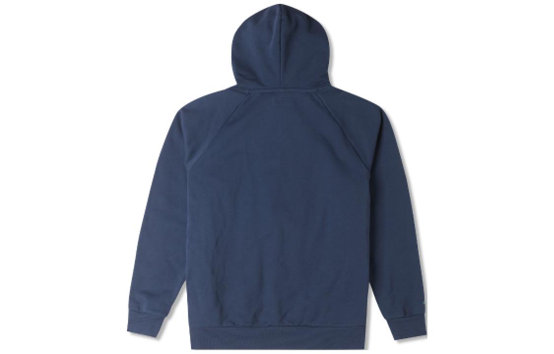 Converse Raglan Elevated Hoodie Asia Sizing 'Navy' 10024580-A02
