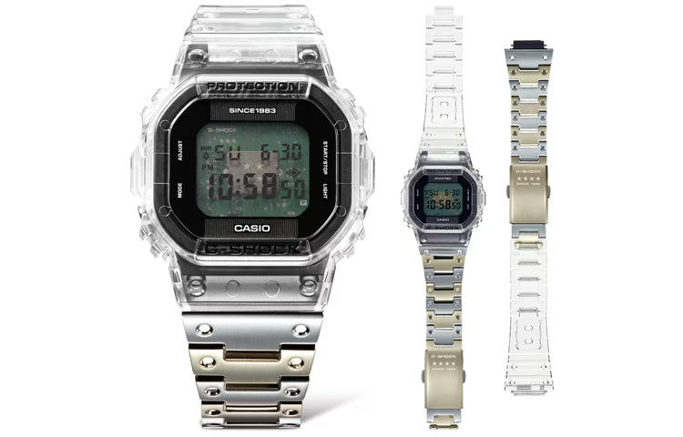 CASIO G-shock Digital 'Clear Metalic' DWE-5640RX-7JR