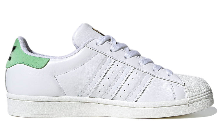 (WMNS) adidas originals Superstar 'White Green' FW3571