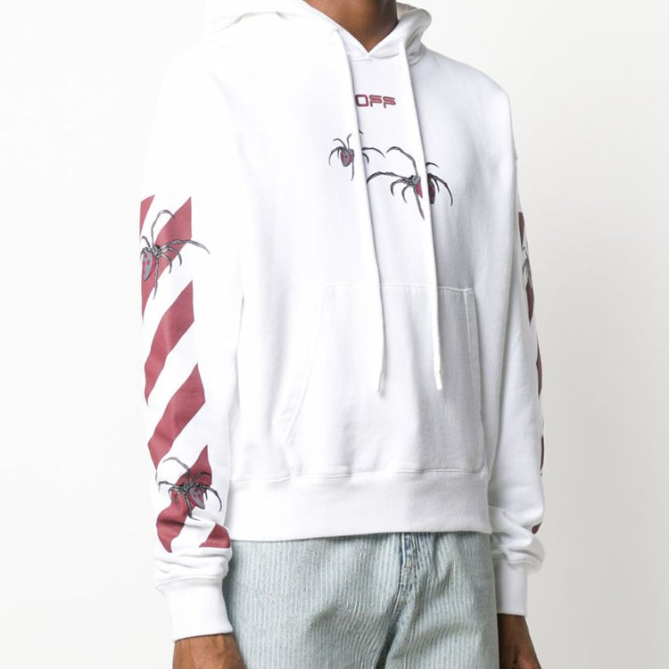 Off-White Spider Arrows Logo Hooded Sweater OMBB037S20E300010124
