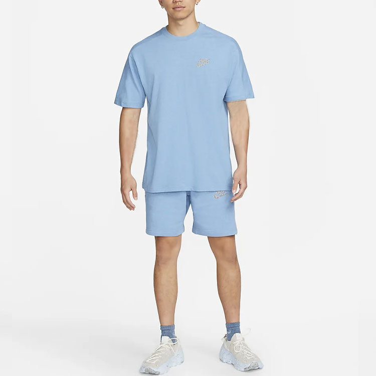 Men's Nike Solid Color Casual Sports Shorts Netherlands Blue DM5636-469