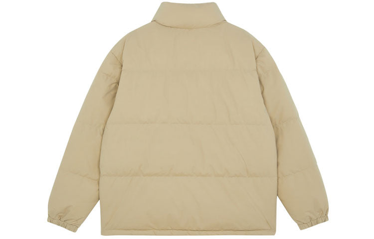 New Balance Warm and Windproof Sports Down Jacket Asia Sizing 'Beige Grey' AMJ14306-BEI