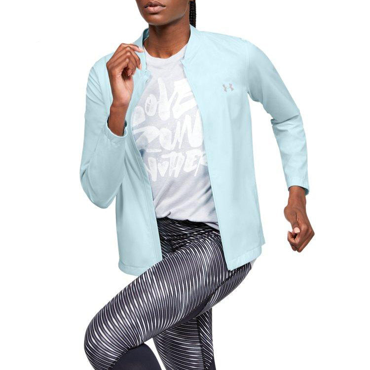 (WMNS) Under Armour Storm Reflective Patch Jacket Blue 1342809-462