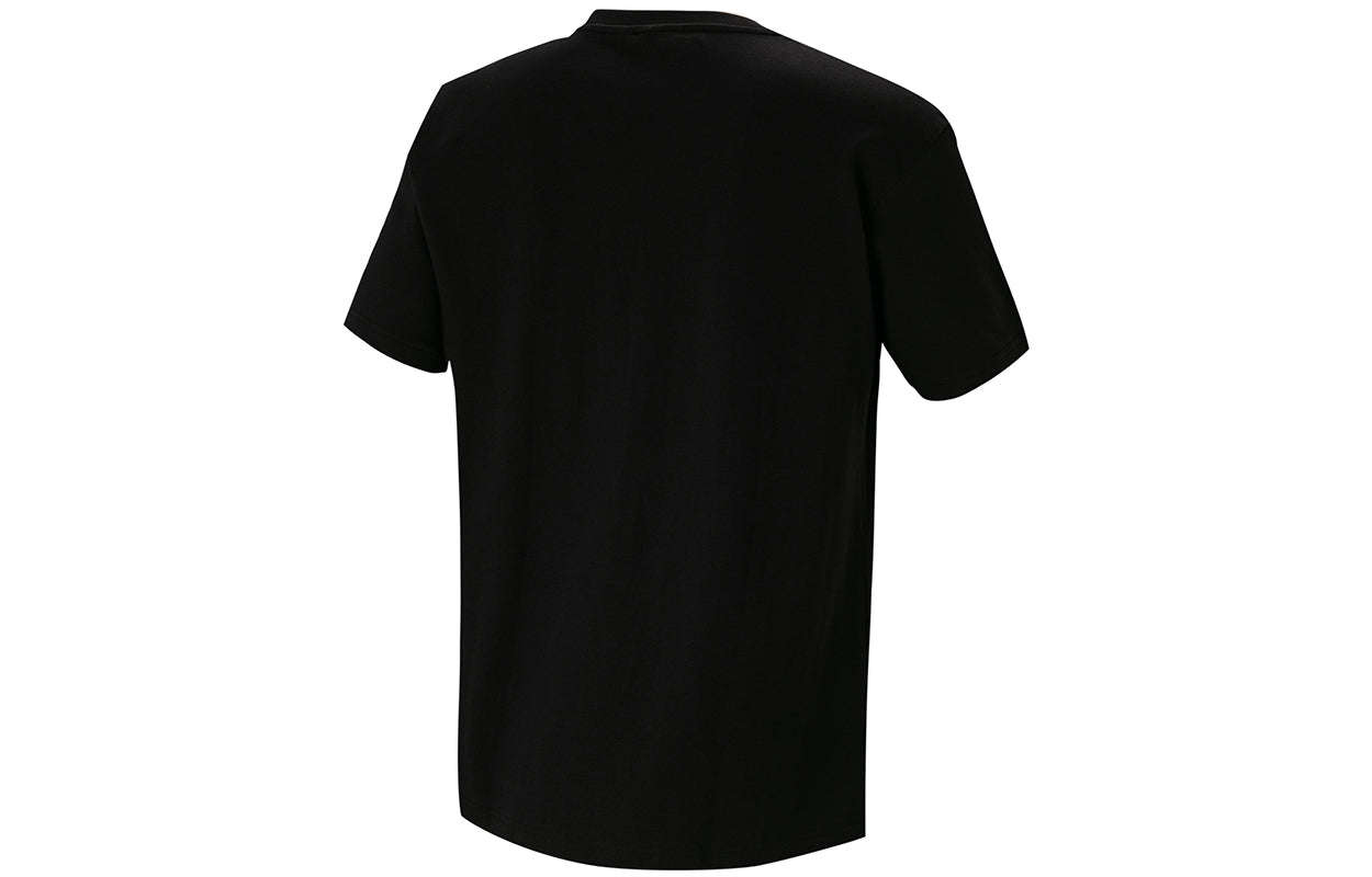 adidas originals Animal Tee Leopard print Printing Logo Sports Round Neck Short Sleeve Black GT4364