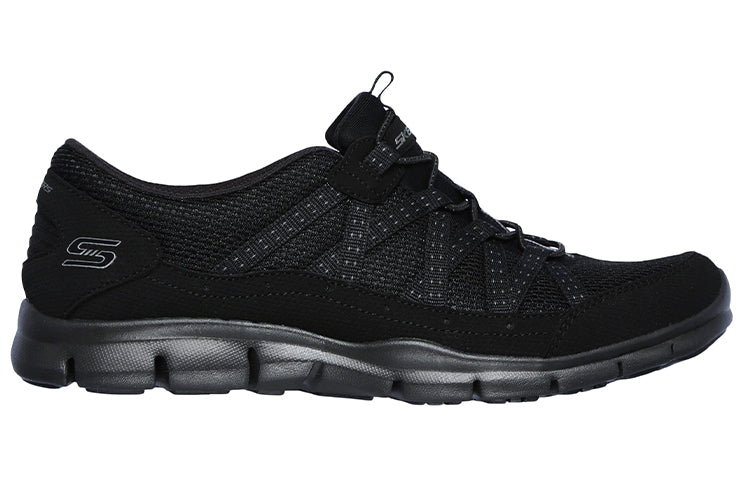 (WMNS) Skechers Gratis Low-Top Running Shoes Black 22823-BBK