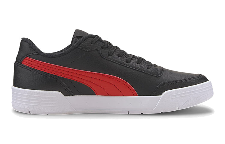 (GS) PUMA Caracal Casual Sneakers Black/White/Red 370529-08