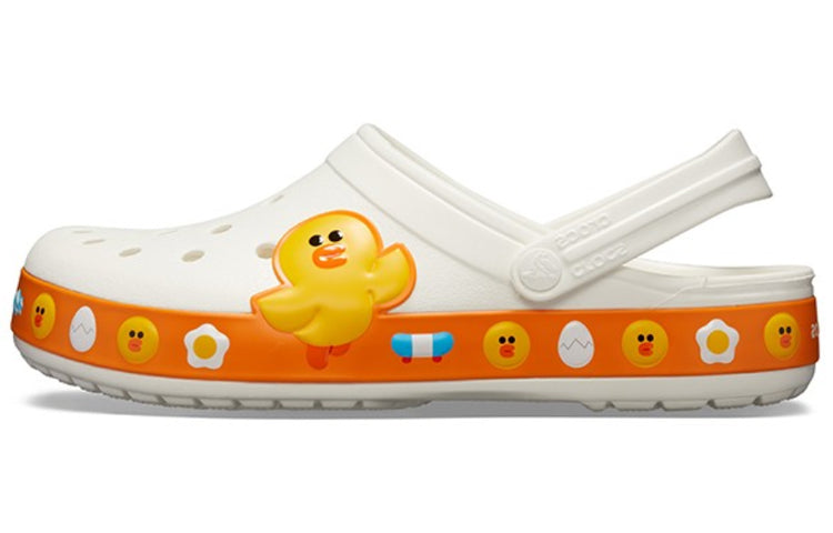 Crocs Classic Clog Line Friends Beach 'White Yellow' 205791-100