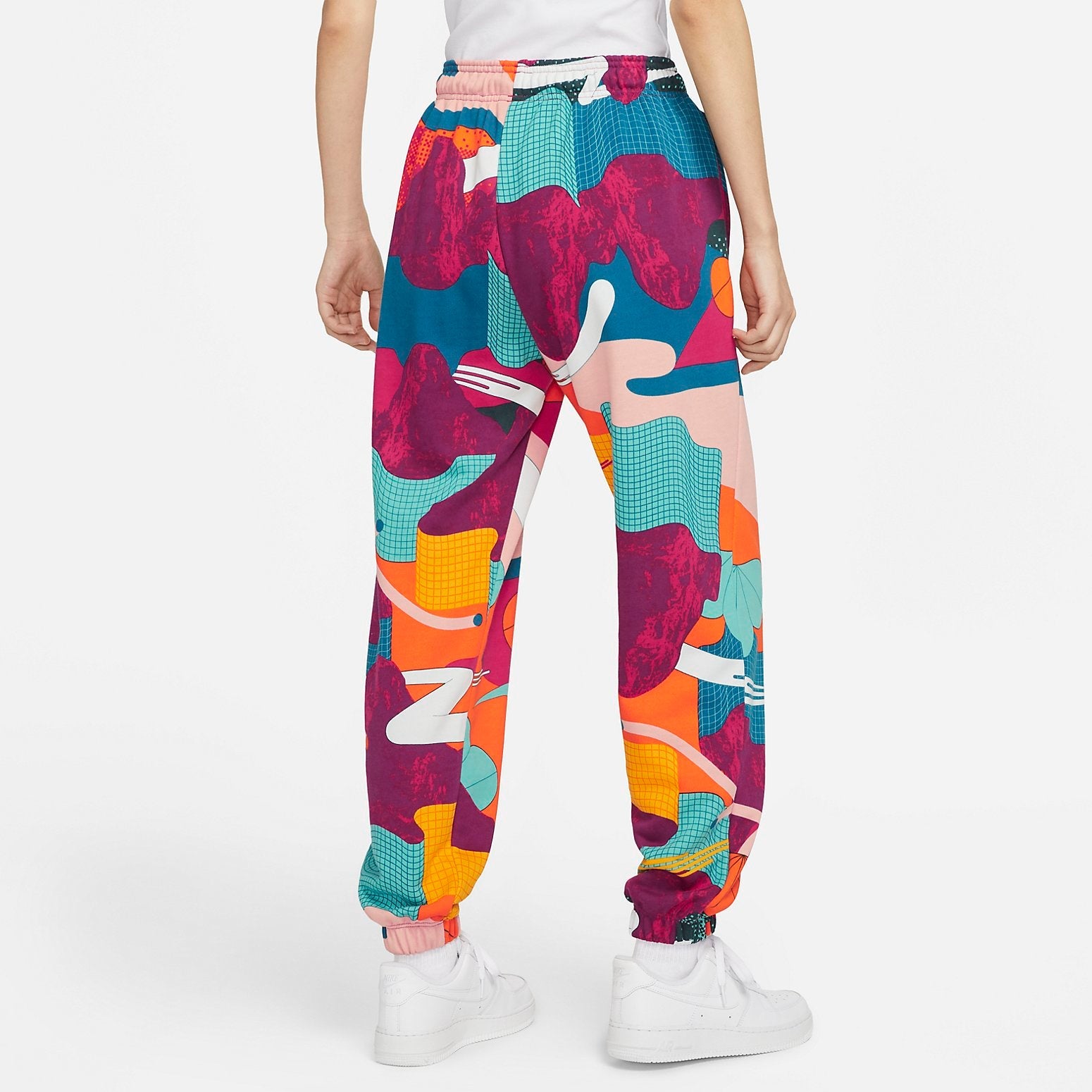 (WMNS) Nike High Sports Pants 'Multicolor' FD6686-681