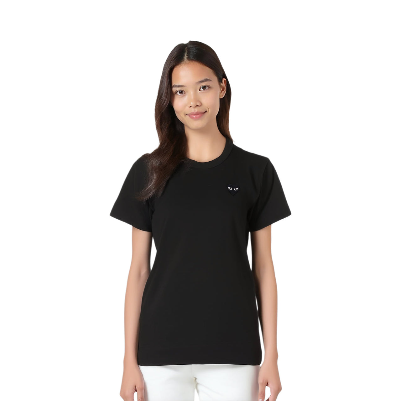 (WMNS) COMME des GARCONS PLAY FW25 Black Heart T-Shirt 'Black' AZ-T063-051-1