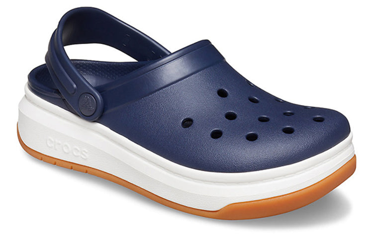 Crocsband Full Force Thick Sole Sandals Unisex Blue White 206122-462