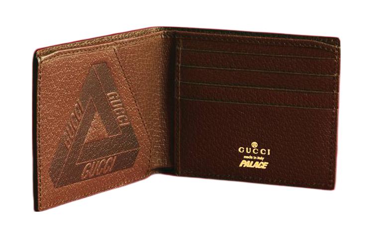 Gucci x Palace GG-P Supreme Bi-Fold Wallet 'Beige' 723149-FAAZJ-9794