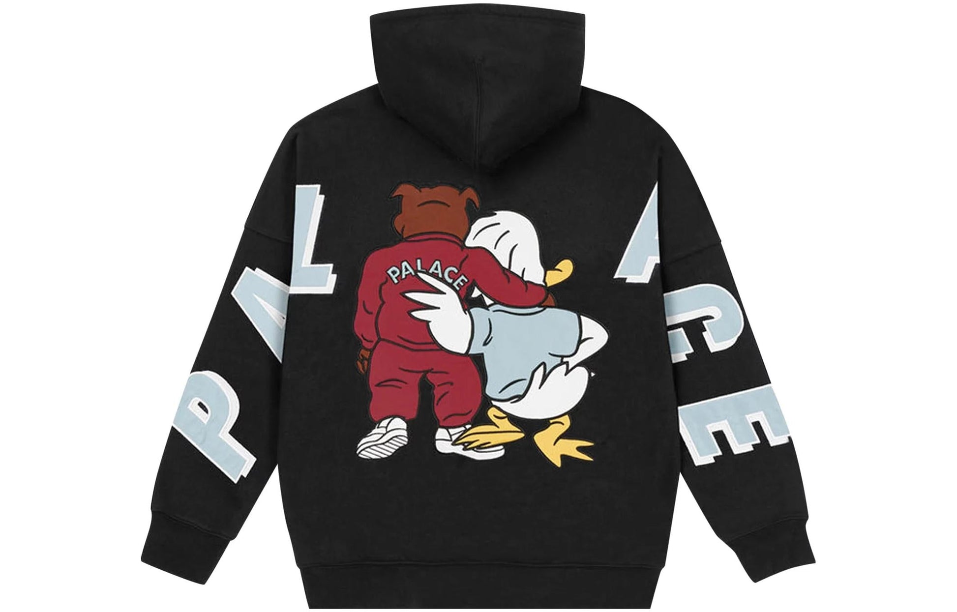 Palace SS22 Dog And Duck Drop Shoulder Hoodie 'Black' P22CS215