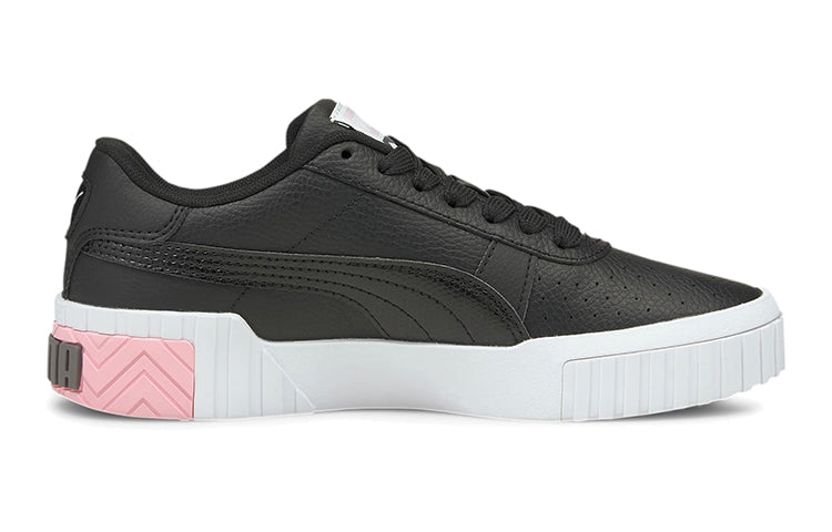 (GS) PUMA Cali Casual Board Shoes Black/White/Pink 368859-01