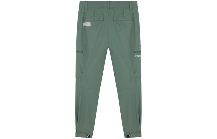 New Balance Logo Loose Long Pants Asia Sizing 'Green' 5TB42161-KH