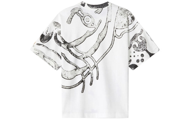 KENZO SS21 K-Tiger Large Short Sleeve White T-Shirt FB52TS6474SB-01B