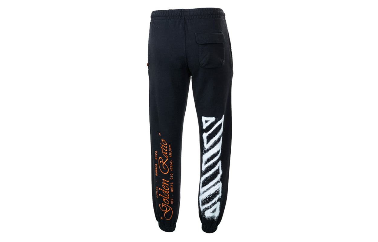 Off-White Mens Spray Harry the Bunny Track Pants OMCH022R20E300091001