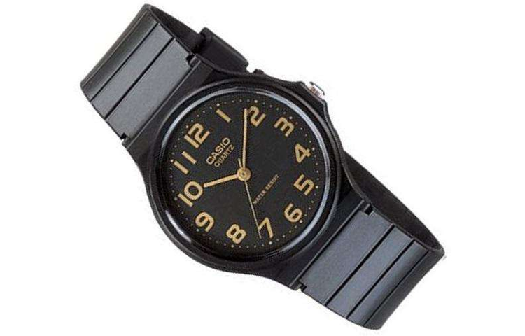 CASIO MQ-24 Series Casual College Waterproof Quartz 38.8mm Resin Strap Watch MQ-24-1B2LDF