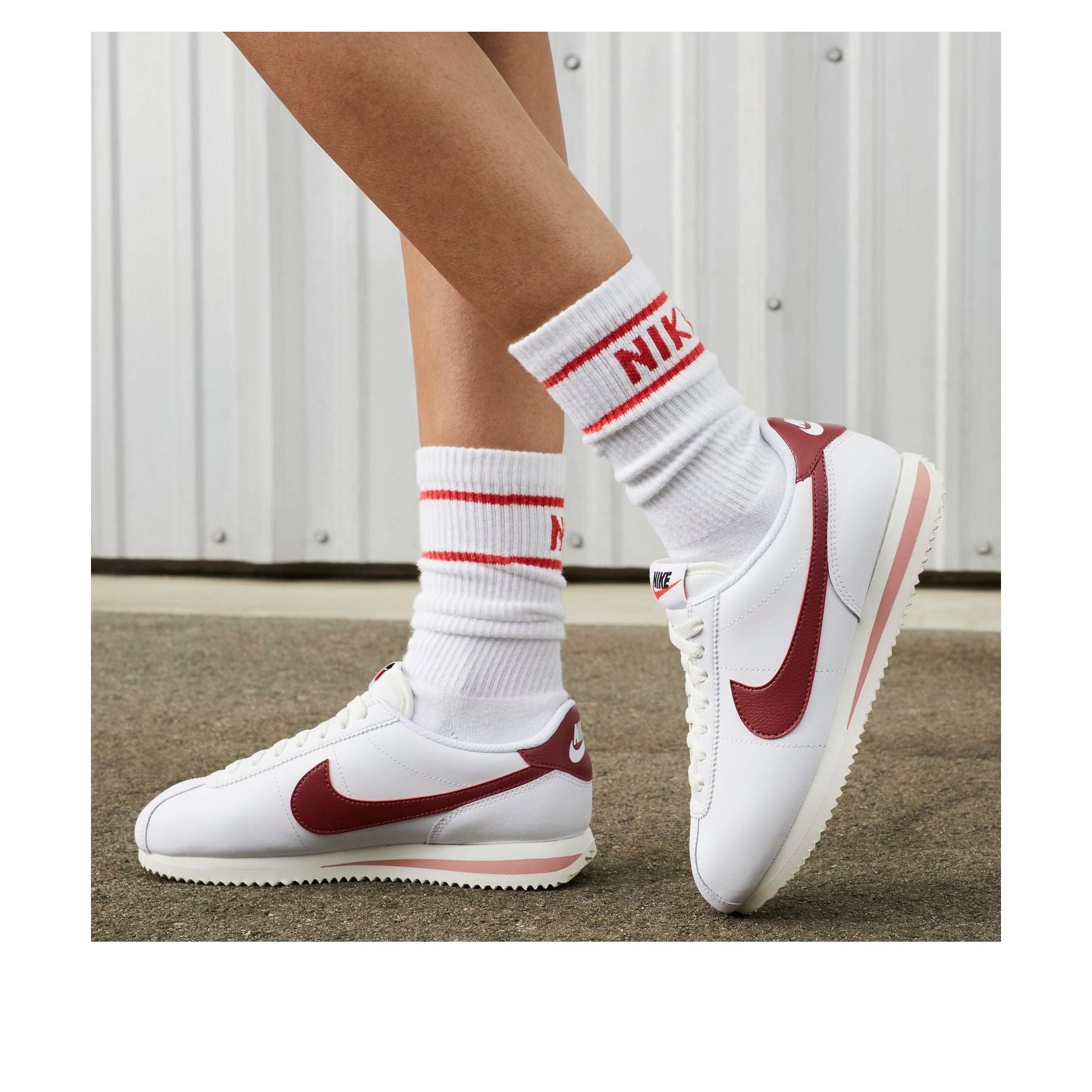 (WMNS) Nike Cortez 'White Red Stardust' DN1791-103