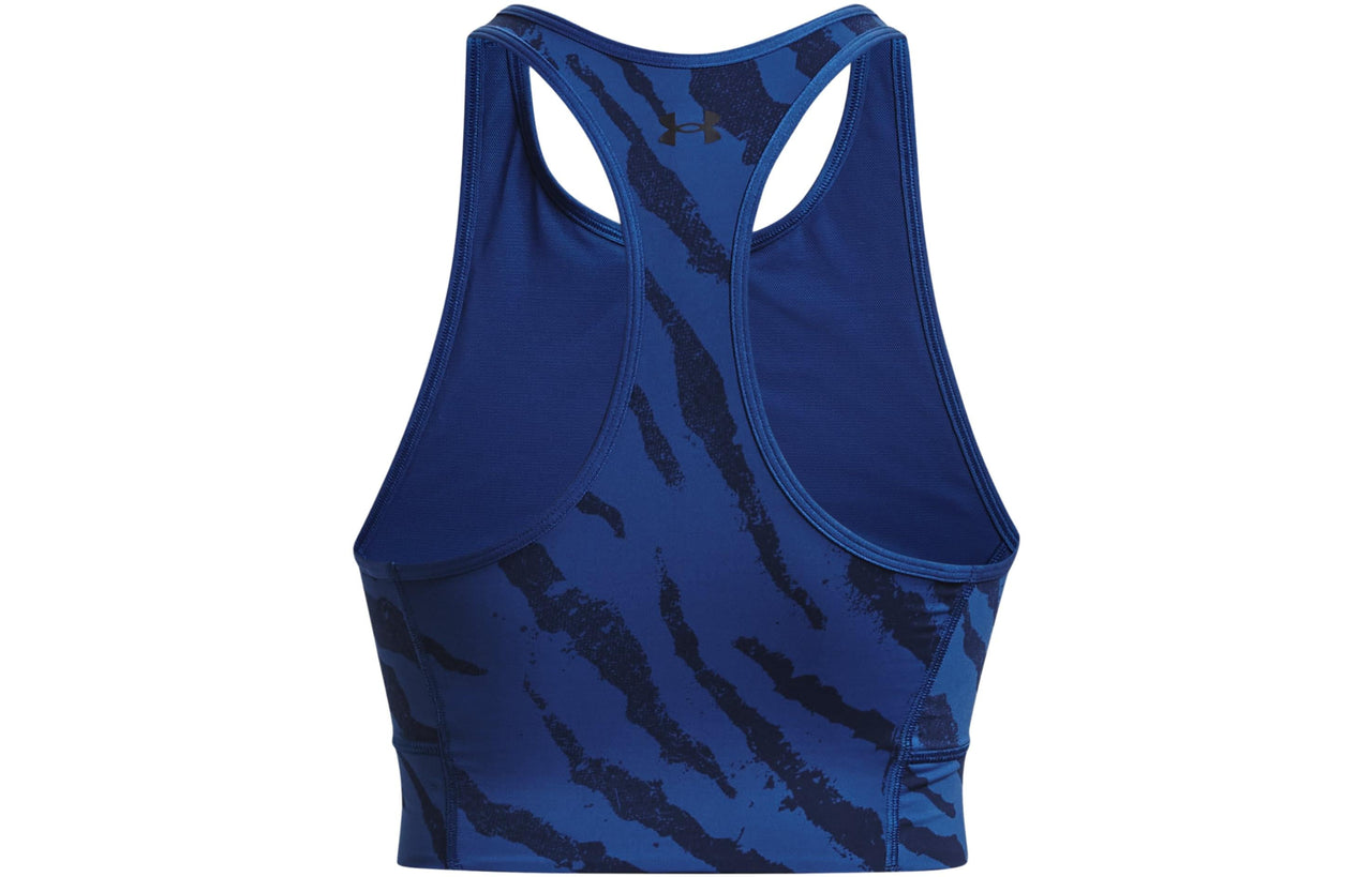 (WMNS) Under Armour Project Rock Meridian Zip Training Tank 'Blue' 1377951-471