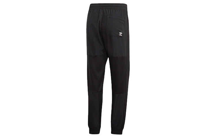 adidas originals Trackpants Solid Color Casual Bundle Feet Sports Long Pants Black DV2003