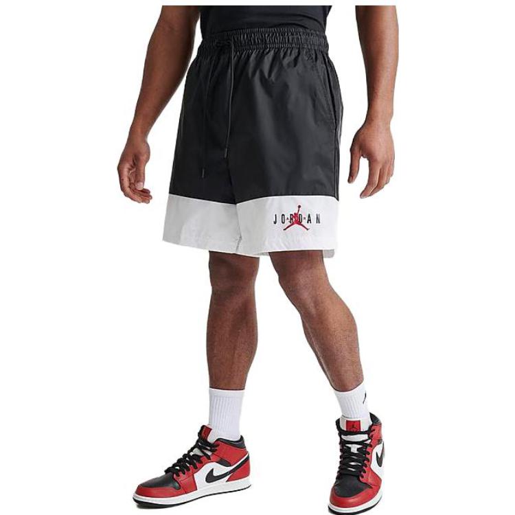 Air Jordan Essentials Woven Shorts 'Black White' DV7660-010