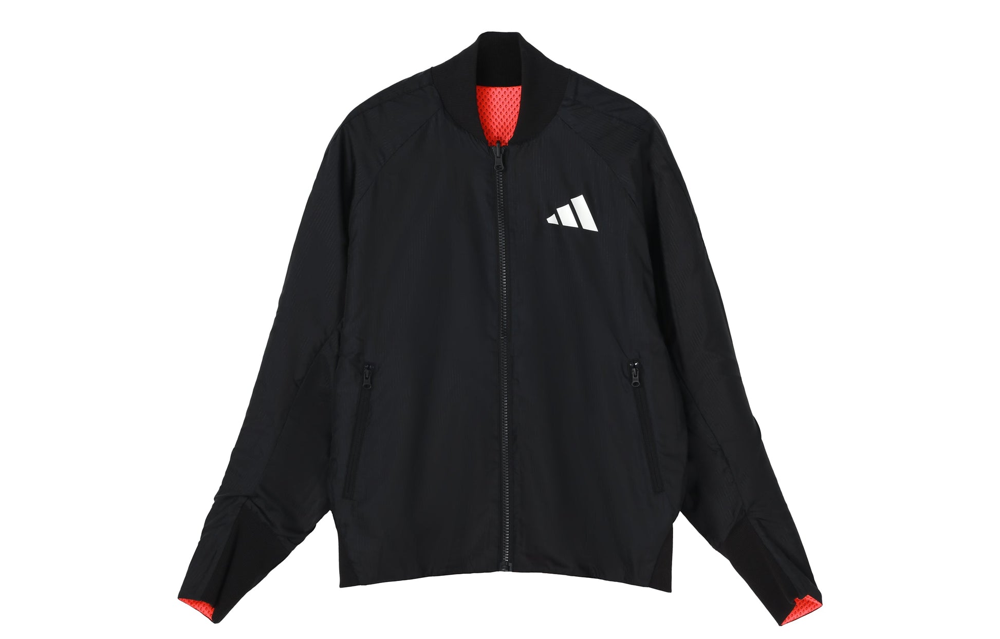 adidas M Vrct Back Tiger Logo Pattern Loose Jacket Black FK0976