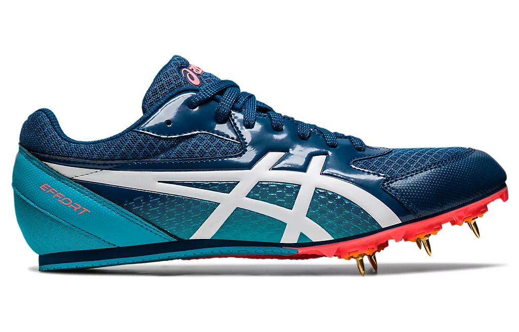 ASICS Effort 13 Track and Field Spike Shoes 'Navy Aqua Blue Black' 1093A167-401