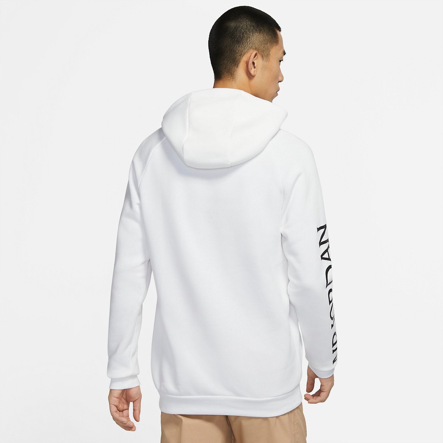 Air Jordan Alphabet Logo Pullover Hooded Fleece 'White' DH9505-101