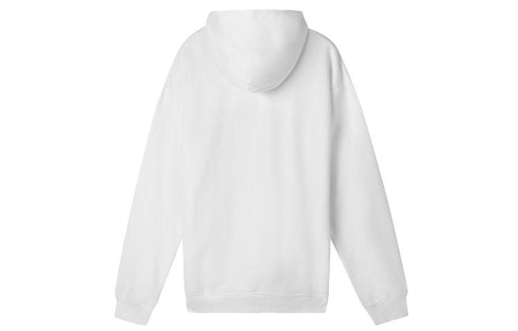 New Balance Graphic Print Hoodie Asia Sizing 'White' AMT-93666-WT